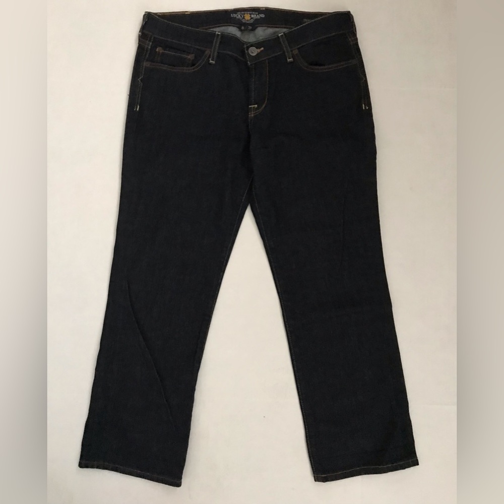 VTG Lucky Brand Janet Sweet N Straight Crop Denim/Jean 8/29 Cotton Blend MidRise